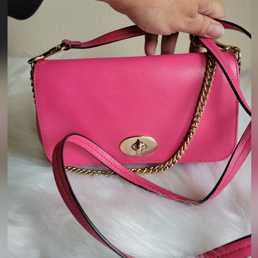 Coach Barbie pink 2way vintage sling/crossbody bag